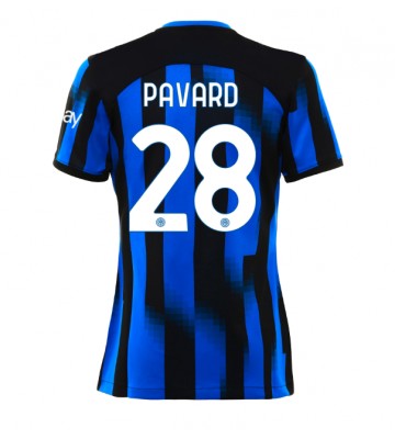 Inter Milan Benjamin Pavard #28 Koszulka Podstawowych Kobiety 2023-24 Krótki Rękaw